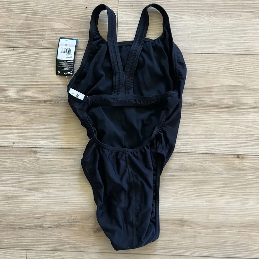 Speedo Women's Swimsuit One Piece Prolt Super Pro Solid Adult, black, NWT, 6/32_4
